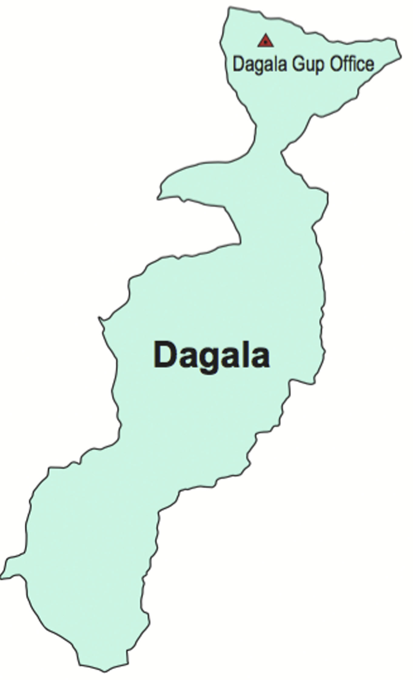Dagala Gewog Map