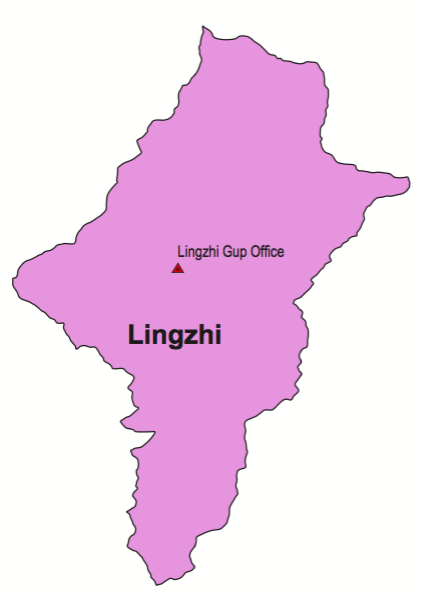 Lingzhi Gewog map