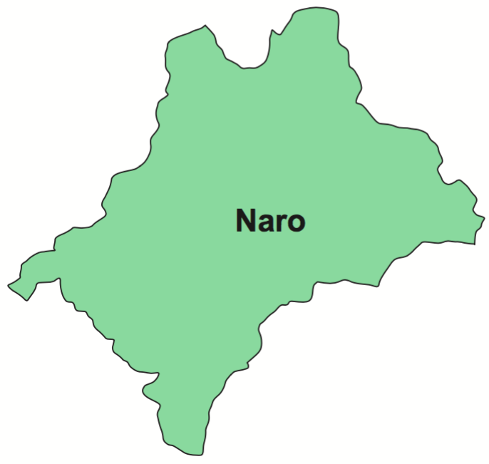 Naro Gewog map